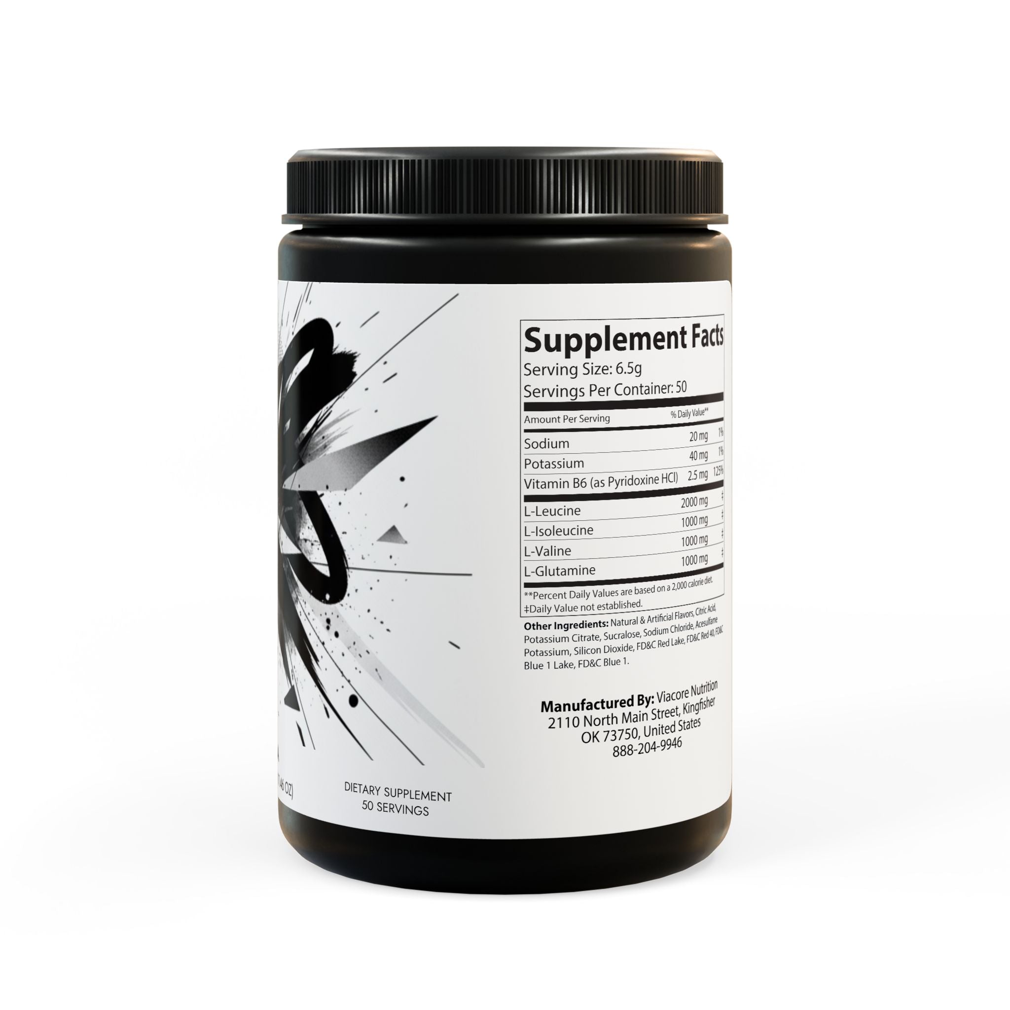 BCAA Supplement, Grape (325g, 11.46oz, 50 servings)