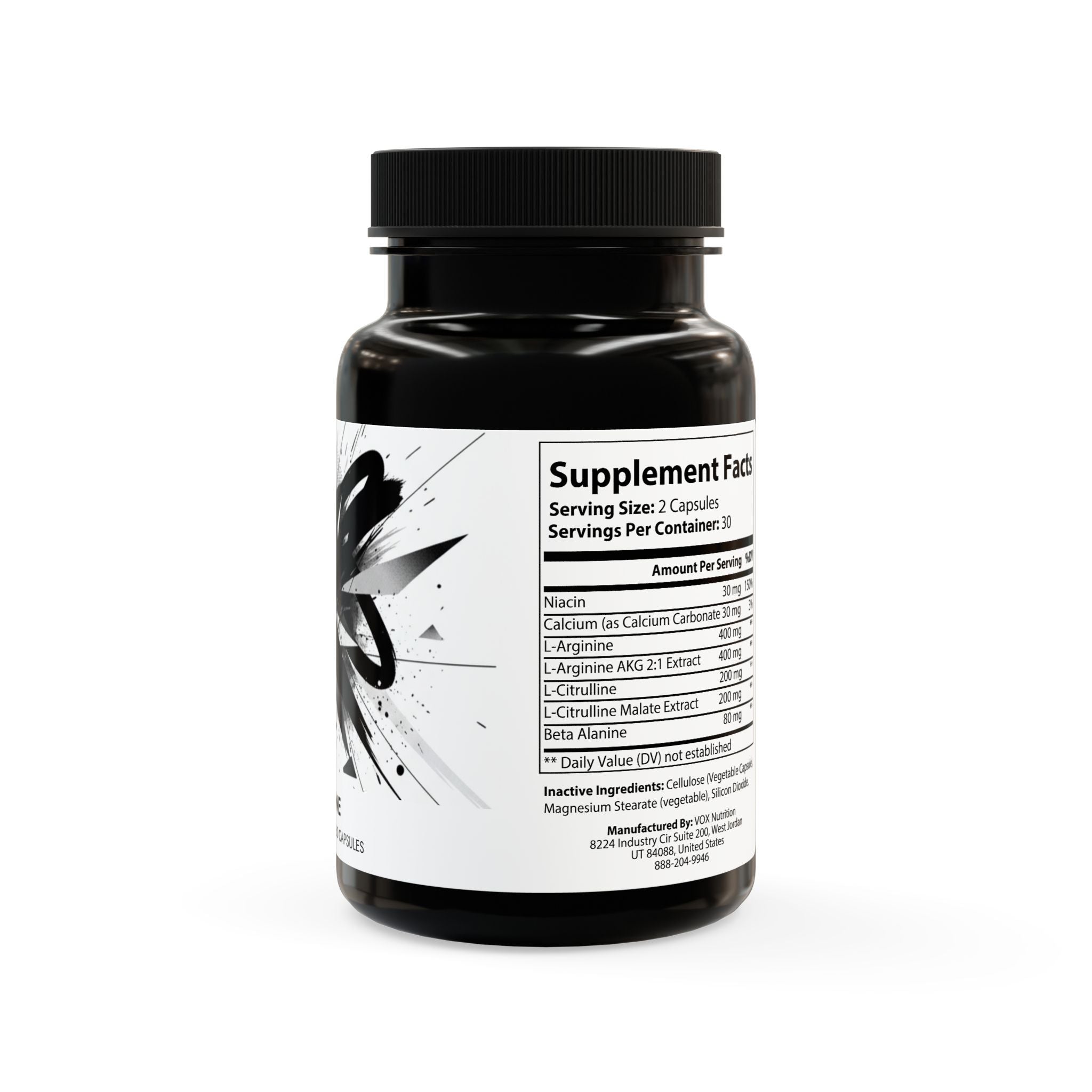 L-Arginine Supplement (60 Capsules)
