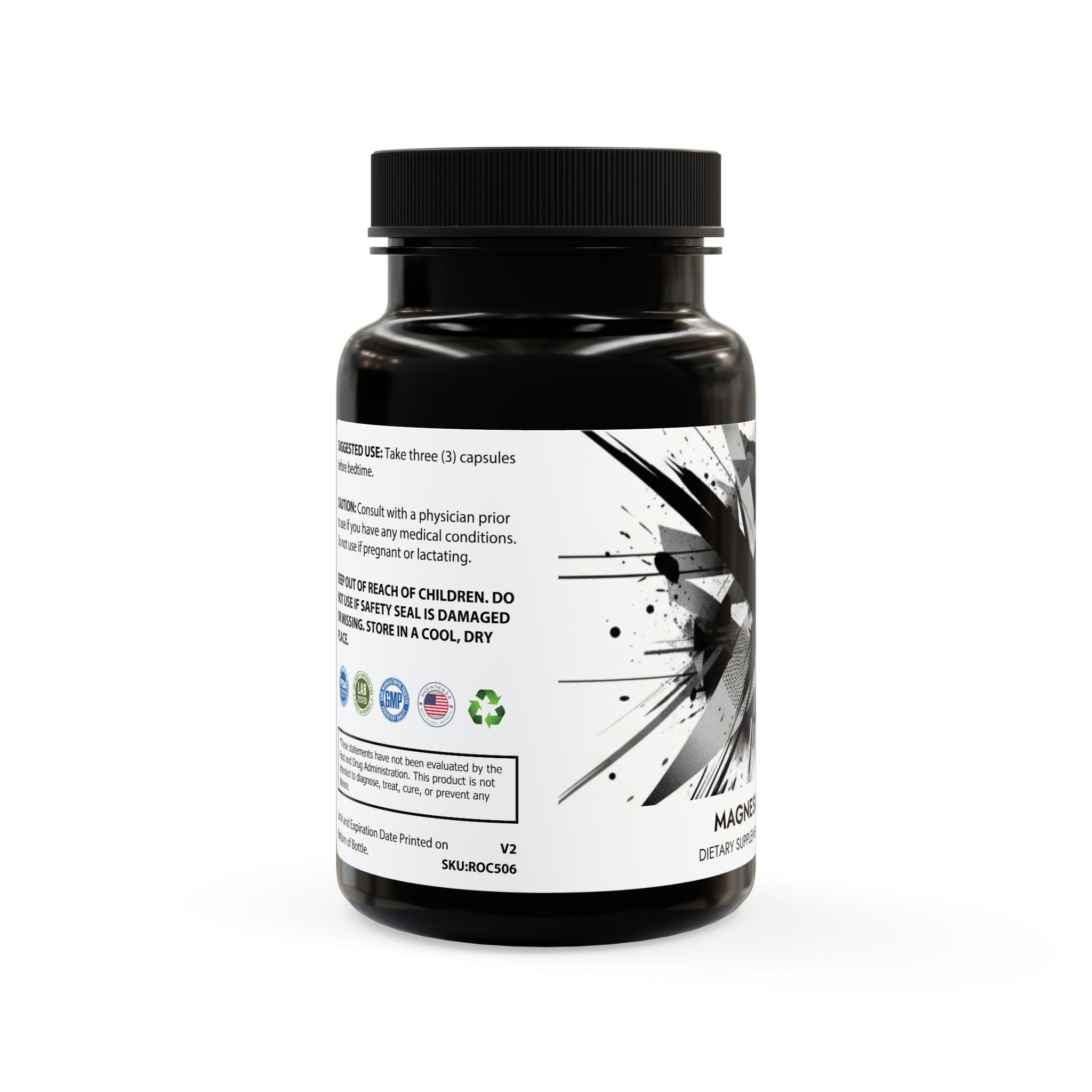 Magnesium Zinc Supplement (90 Capsules)