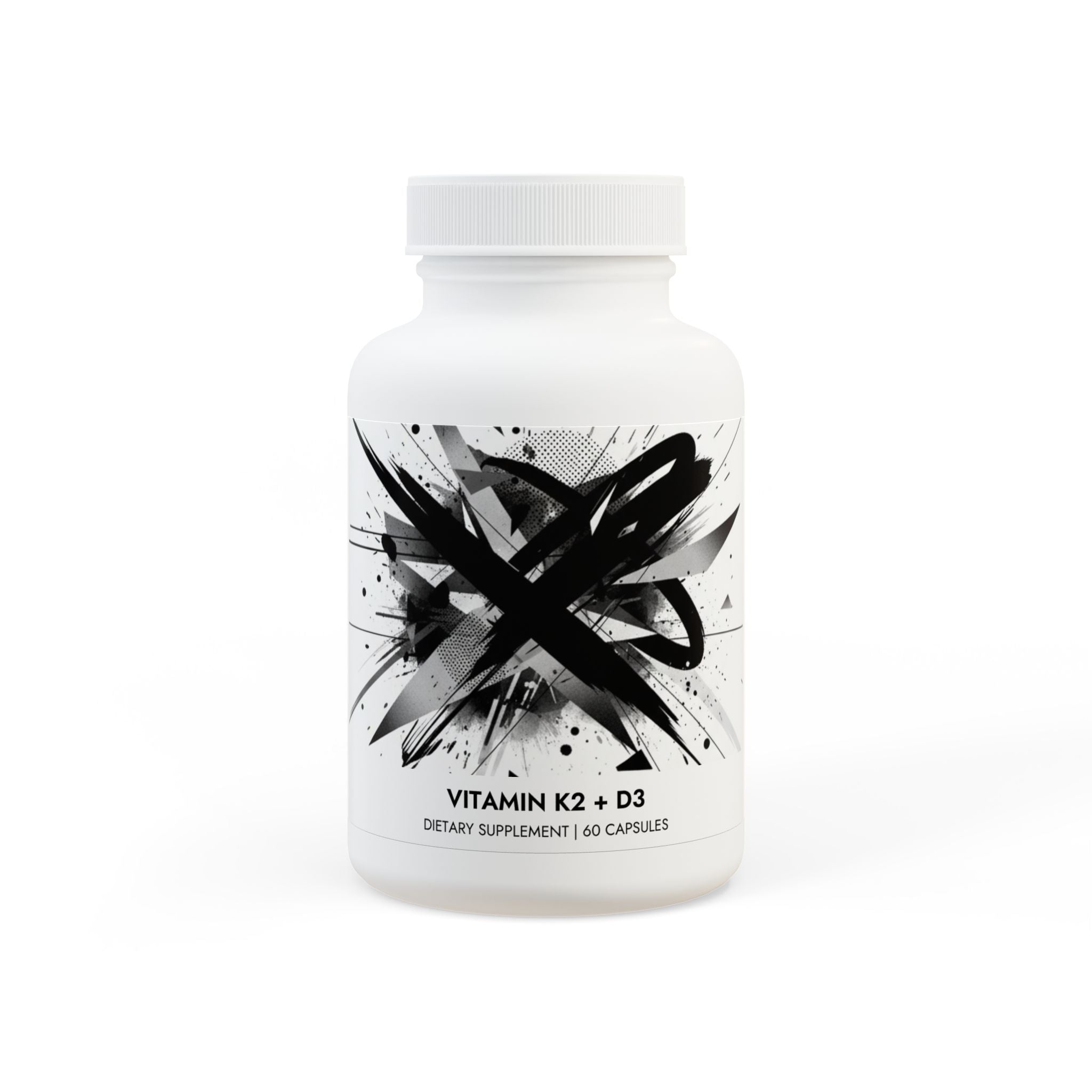 Vitamin K2 + D3 Supplement (60 Capsules)