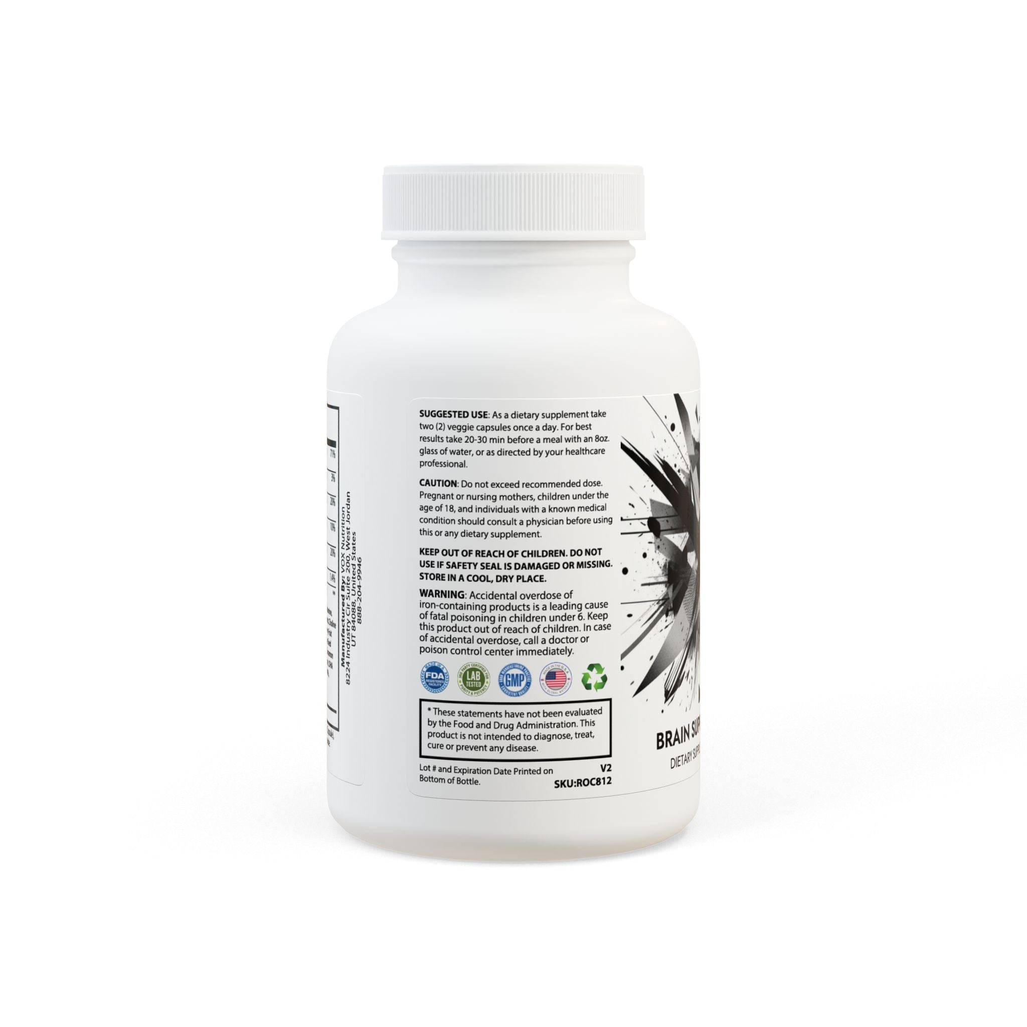 Brain Support Complex Supplement (60 Capsules)