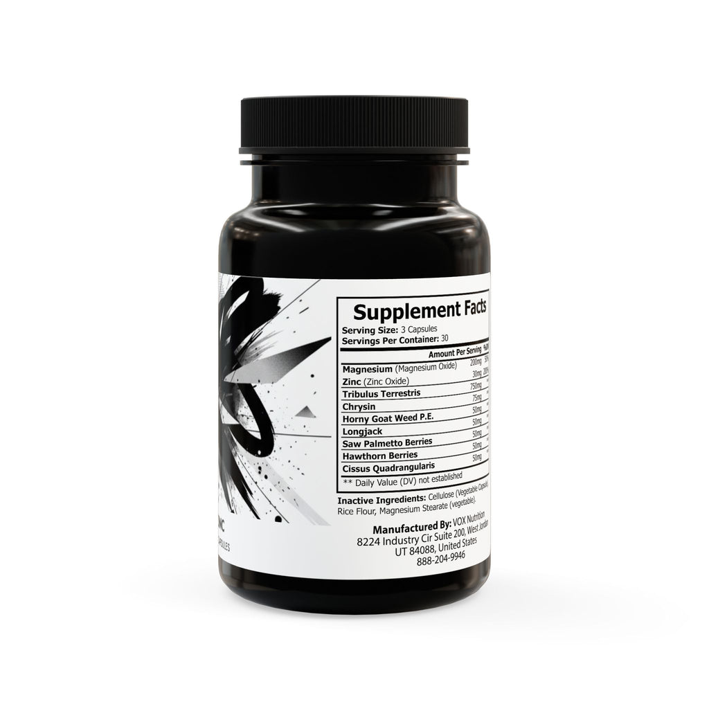 Magnesium Zinc Supplement (90 Capsules)