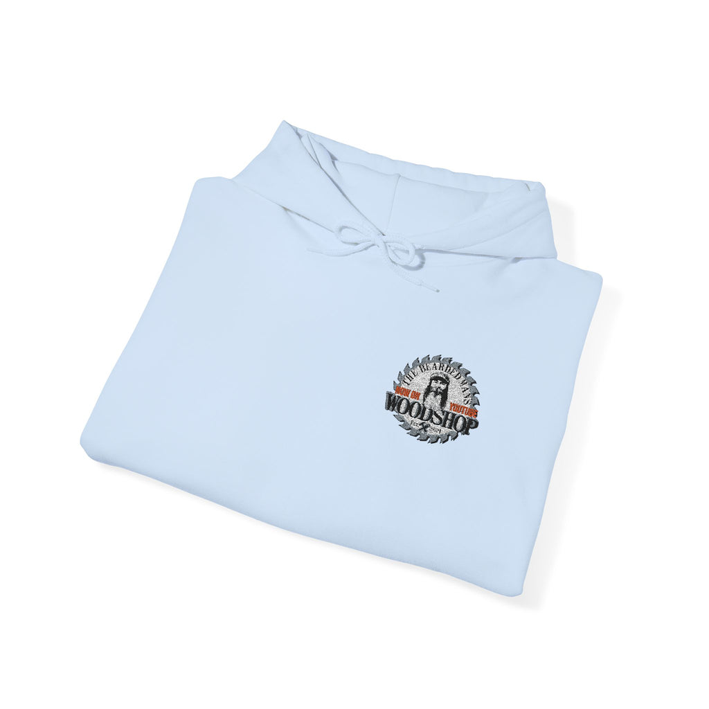 Hoodie — Patriotic Eagle American Flag Crest Chest Graphic