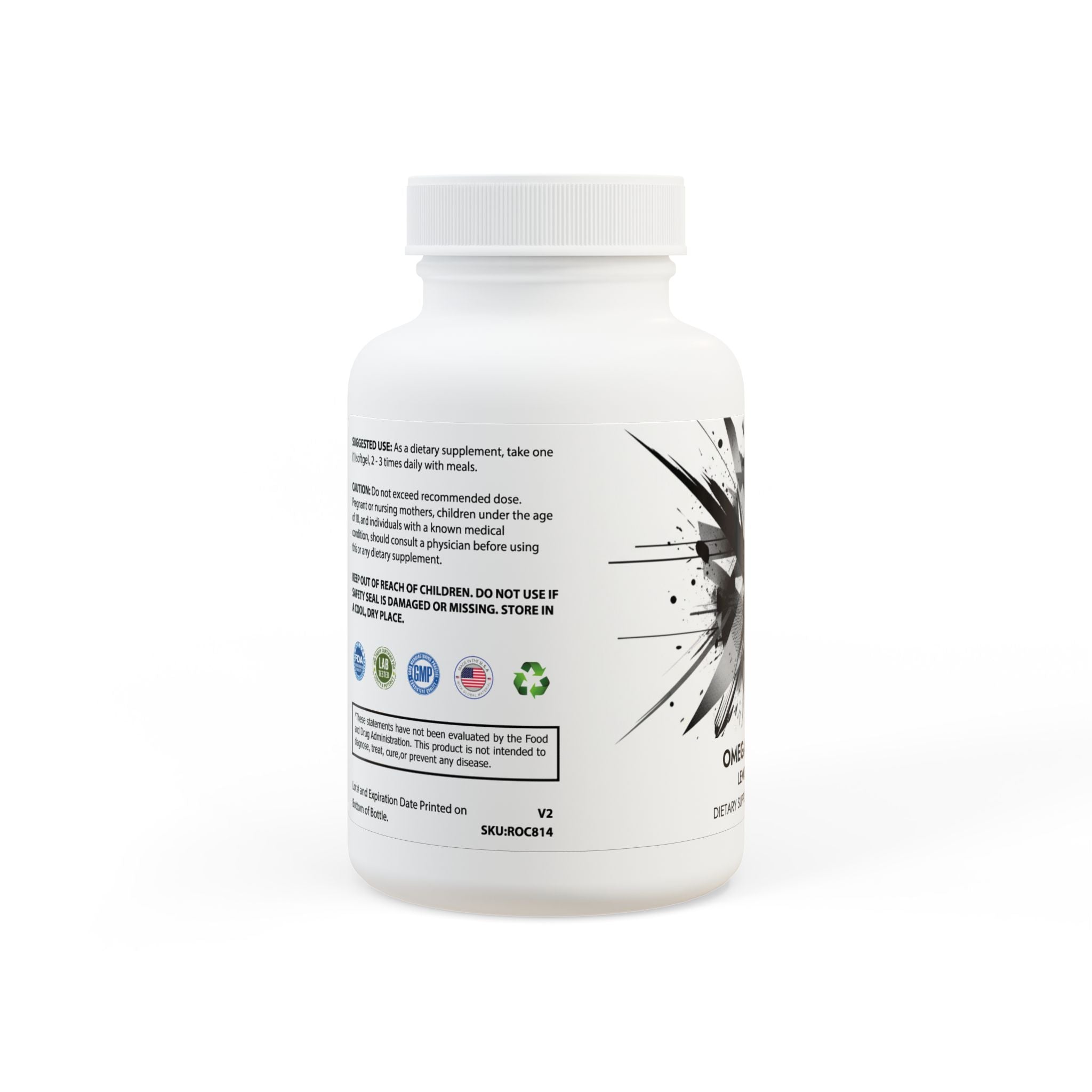 Omega 3 Fish Oil Supplement (60 Softgels)