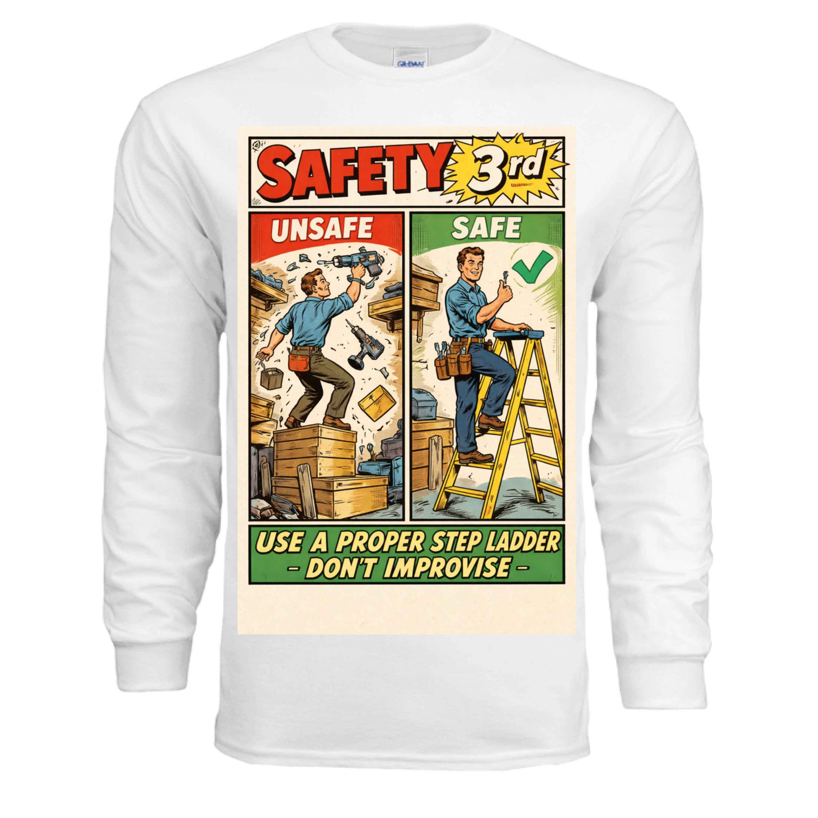 Safety 3rd - Proper Step Ladder