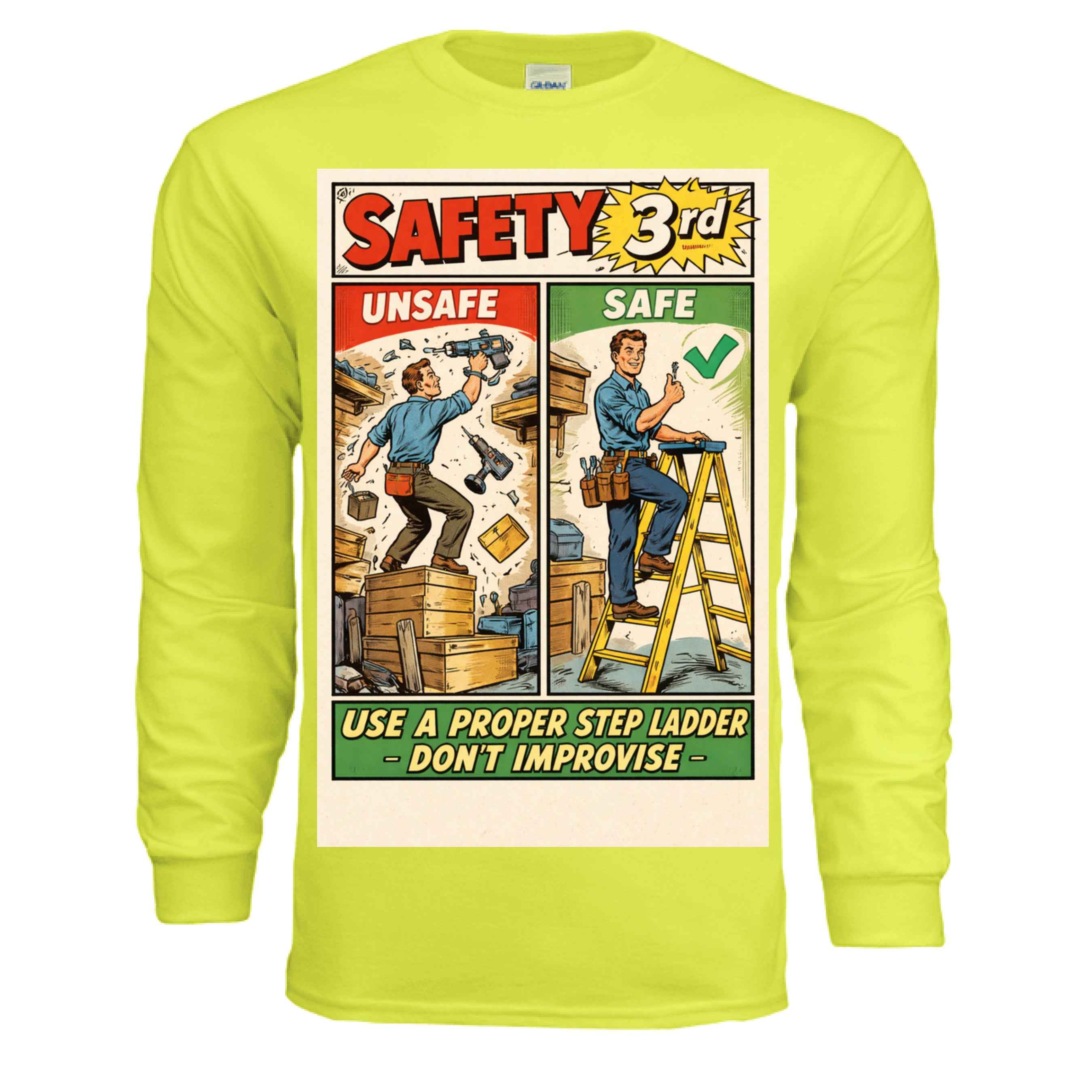 Safety 3rd - Proper Step Ladder